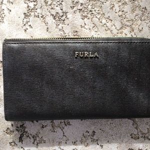 Black leather luxury wallet